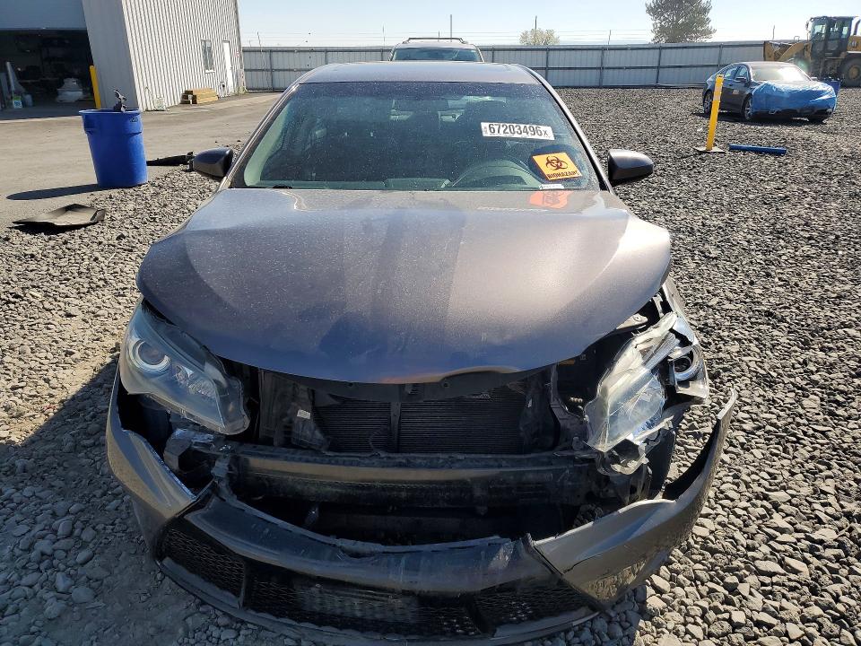 2015 Toyota Camry VIN 4T1BF1FK3FU943129 COPART salvage auction — FRONT END, Wa - Bill Of Sale, sold $2,200 on 2026-09-17 (photo 5)