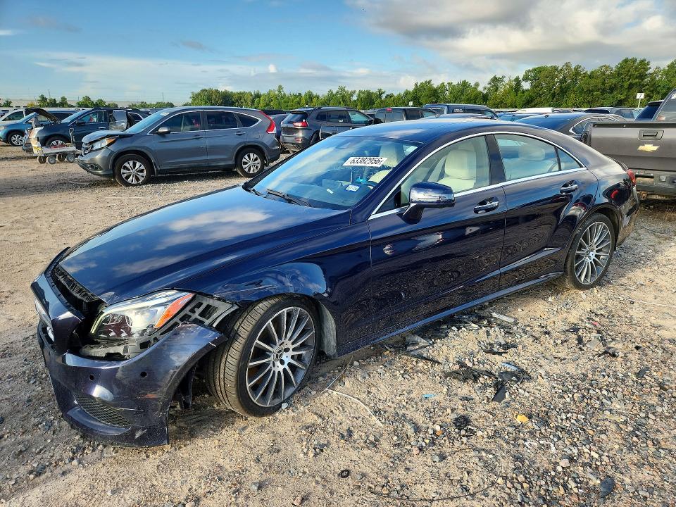 2017 Mercedes-benz Cls-klasse VIN WDDLJ9BB7HA198441 COPART salvage auction — FRONT END, Tx - Salvage Vehicle Title, sold $10,300 on 2026-08-25 (photo 1)