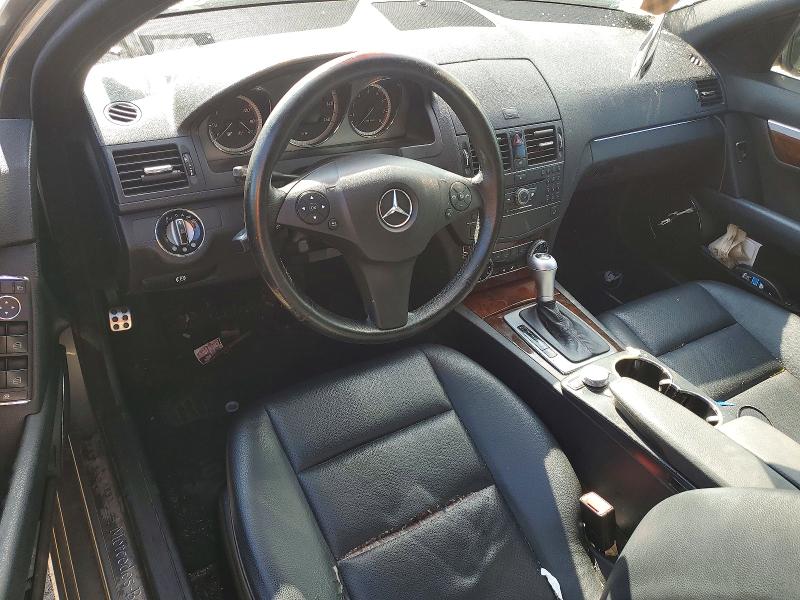 2009 Mercedes-benz C class VIN WDDGF81X79F223580 COPART salvage auction — FRONT END, NY - MV-907A SALVAGE CERTIFICATE, sold $500 on 2026-08-13 (photo 8)