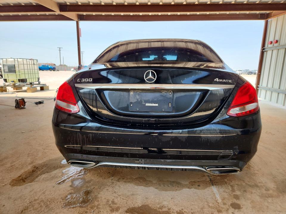 2018 Mercedes-benz C-klasse VIN WDDWF4KB4JR411936 COPART salvage auction — FRONT END, Tx - Certificate Of Title, sold $2,900 on 2026-08-20 (photo 6)