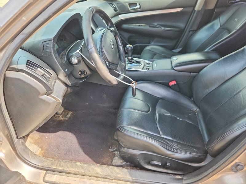 2012 Infiniti G VIN JN1CV6AR3CM681172 COPART salvage auction — FRONT END, Ab - Bos - Rebuilt, sold $1,400 on 2026-09-03 (photo 7)