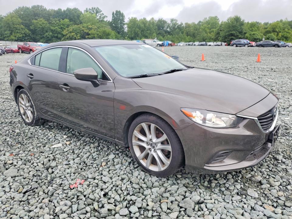 2016 Mazda 6 VIN JM1GJ1V59G1423914 COPART salvage auction — WATER/FLOOD, Nc - Salvage Cert-Water/Flood Damag, sold $1,800 on 2026-09-09 (photo 4)