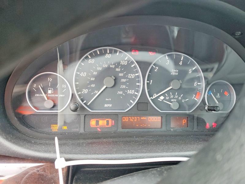 2004 BMW 3er VIN WBABW53424PL40019 COPART salvage auction — FRONT END, Ny - Mv-907A Salvage Certificate, sold $450 on 2026-08-20 (photo 9)
