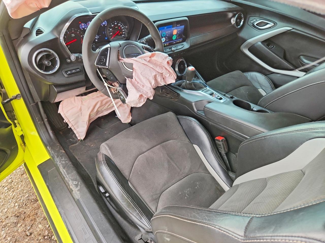2019 Chevrolet Camaro VIN 1G1FE1R73K0141660 COPART salvage auction — Front End, Sc - Salvage Title, sold $12,000 on 2026-09-25 (photo 8)