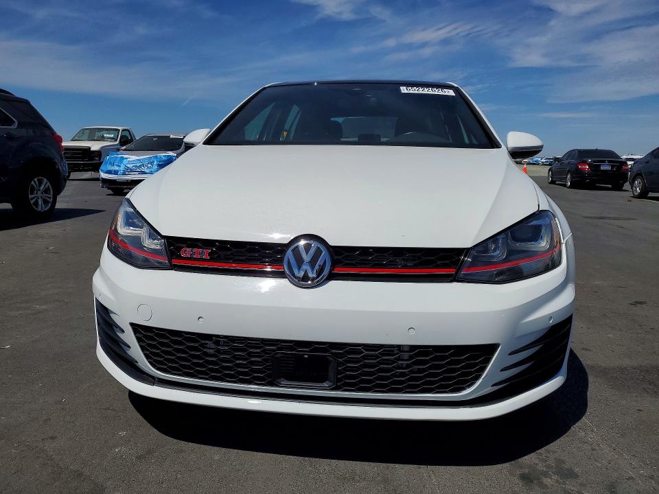 2017 Volkswagen Gti VIN 3VW447AU8HM030269 COPART salvage auction — MINOR DENT/SCRATCHES, Salvage Title, sold $7,100 on 2026-08-19 (photo 5)