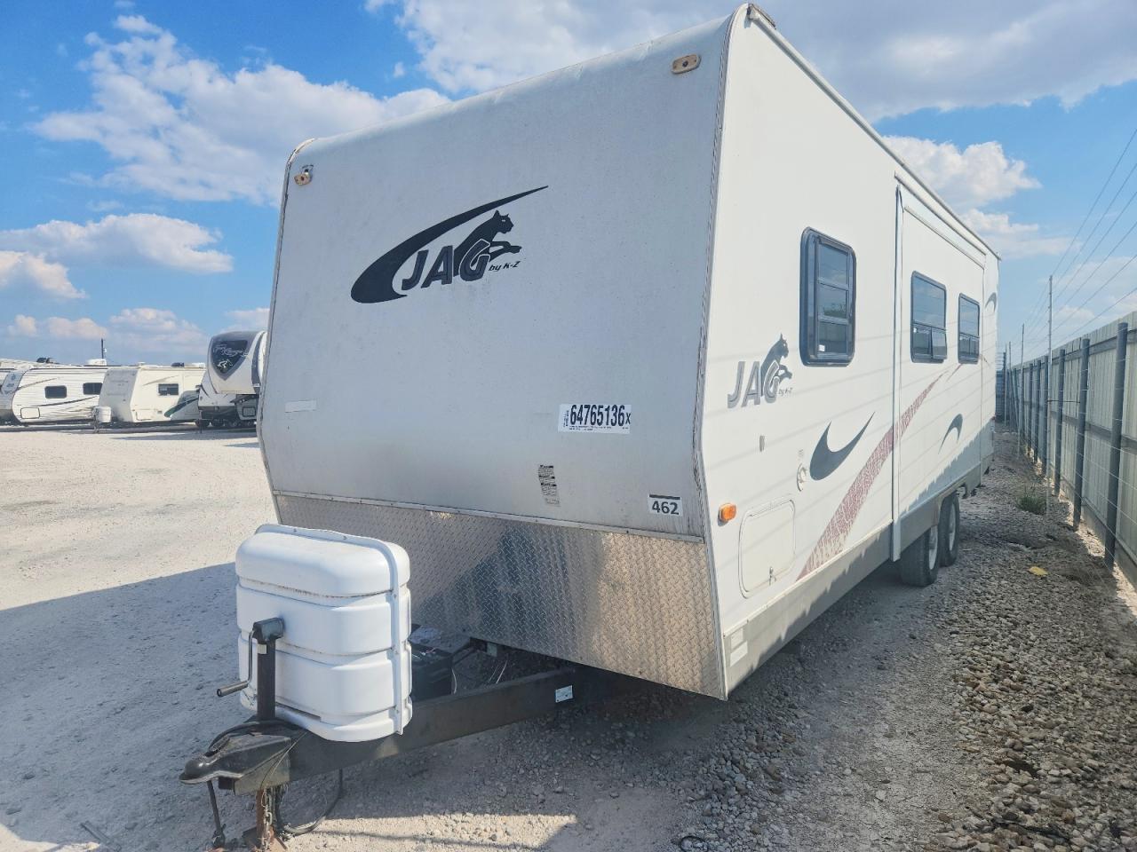 2007 Kz Jag VIN 4EZTJ28217S052021 COPART salvage auction — Hail, TX - CERTIFICATE OF TITLE, sold $1,700 on 2026-10-08 (photo 2)
