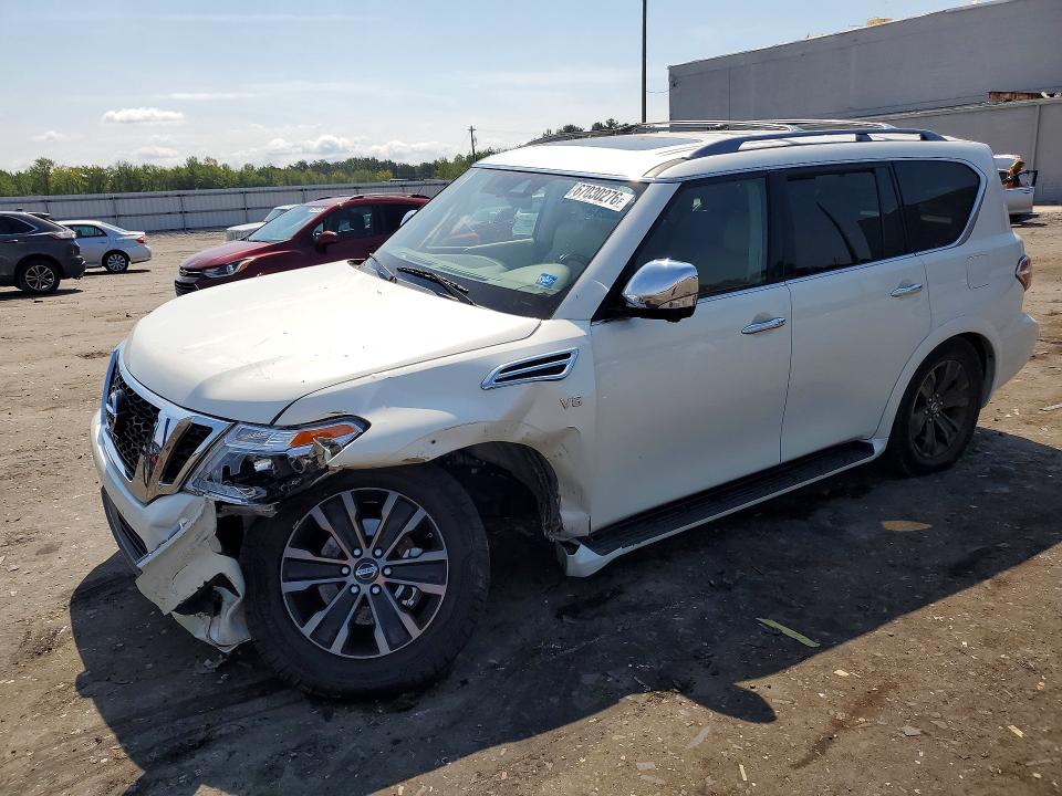 2019 Nissan Armada VIN JN8AY2NE7K9755453 — COPART salvage auction photo
