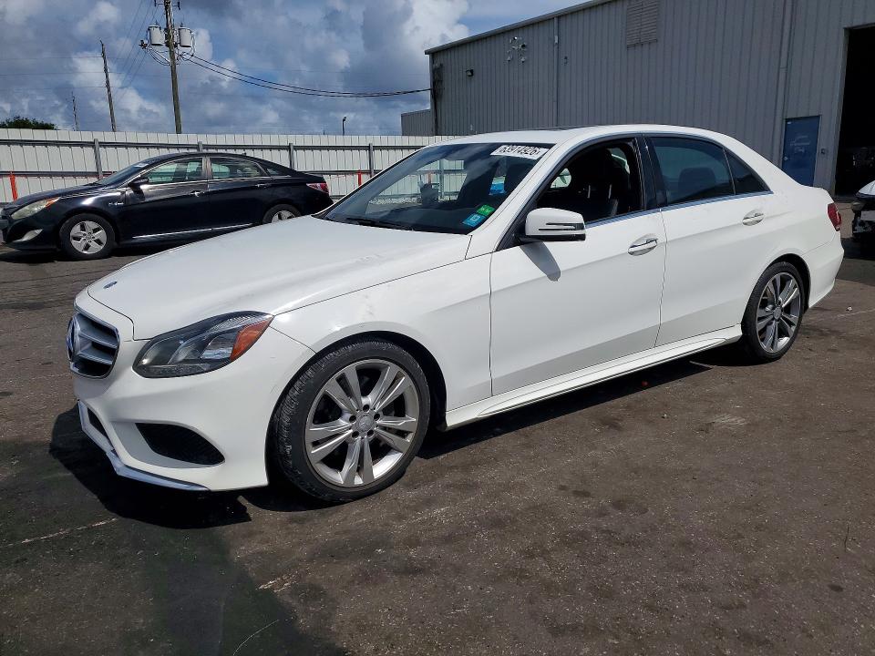 2014 Mercedes-benz E-class VIN WDDHF5KB4EB019195 COPART salvage auction — NORMAL WEAR, FL - CERTIFICATE OF TITLE, sold $2,150 on 2026-08-17 (photo 1)