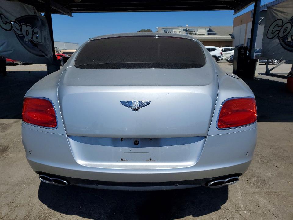 2013 Bentley Continental VIN SCBFT7ZA9DC085367 COPART salvage auction — VANDALISM, Ca - Salvage Certificate, sold $20,600 on 2026-08-18 (photo 6)