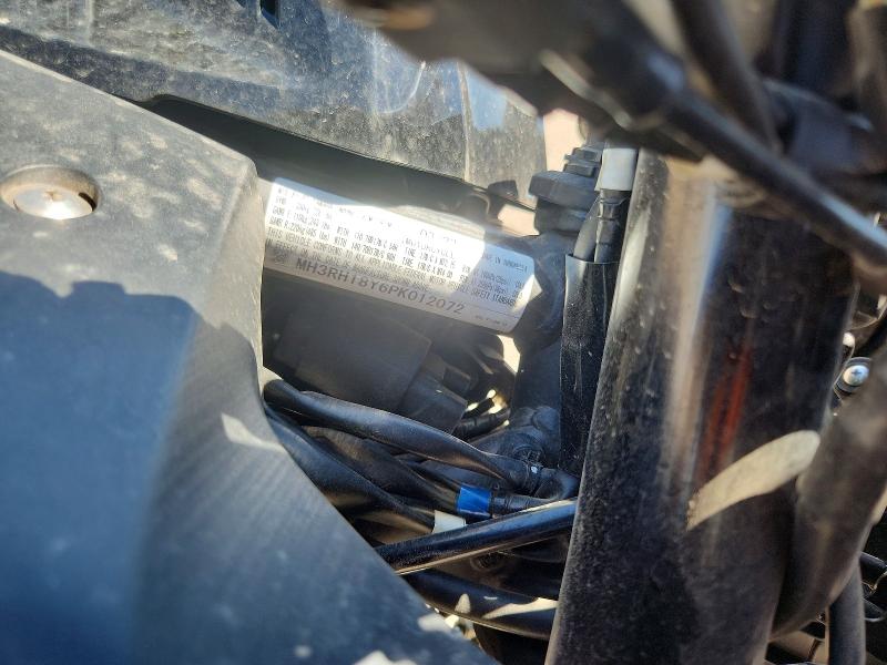2023 Yamaha Yzf VIN MH3RH18Y6PK012072 COPART salvage auction — FRONT END, Nm - Cert Of Title-Salvage, sold $600 on 2026-09-10 (photo 9)