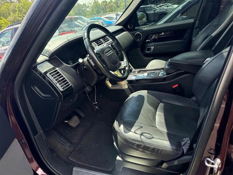 2018 Land rover RANGE ROVER VIN SALGS2SV6JA387736 COPART salvage auction — NORMAL WEAR, Fl - Certificate Of Title (P), sold $8,300 on 2026-08-19 (photo 5)