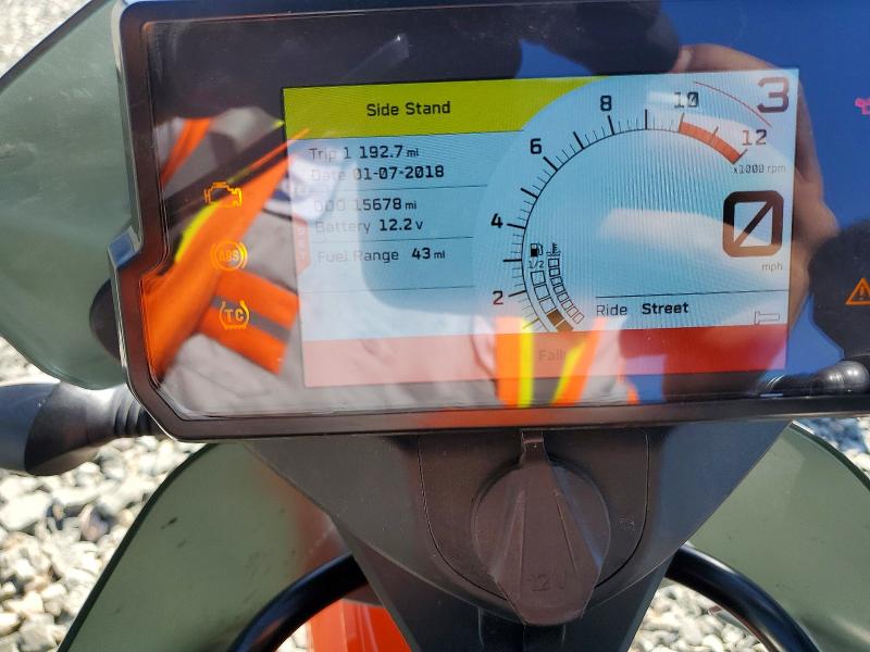 2021 Ktm 890 adventure VIN VBKTR6409MM810093 COPART salvage auction — FRONT END, Ca - Salvage Certificate, sold $3,300 on 2026-09-24 (photo 7)