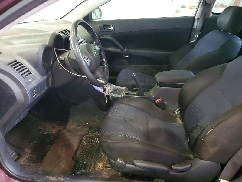 2006 Scion Tc VIN JTKDE167060083122 COPART salvage auction — REAR END, KY - BILL OF SALE/PART ONLY/NO TITL, sold $275 on 2026-09-14 (photo 7)