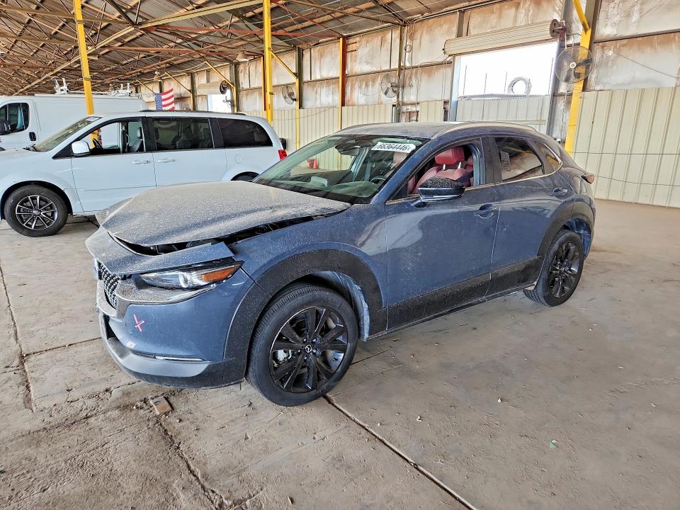 2025 Mazda Cx-30 VIN 3MVDMBCM4SM772046 COPART salvage auction — FRONT END, TX - NONREPAIRABLE TITLE, sold $10,200 on 2026-09-02 (photo 1)