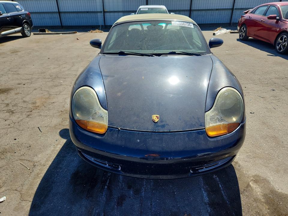 1998 Porsche Boxster VIN WP0CA2982WS620909 COPART salvage auction — REAR END, Ca - Dis/Dlr/Exp Only Clean Title, sold $600 on 2026-09-18 (photo 5)