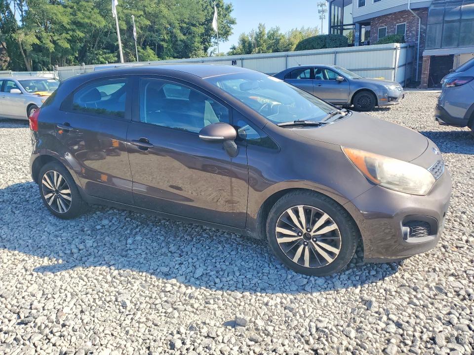 2012 Kia Rio VIN KNADN5A32C6011069 COPART salvage auction — FRONT END, Ma - Cert Of Title-Reconstrctd Coll, sold $375 on 2026-09-09 (photo 4)