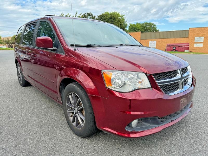 2017 Dodge Caravan VIN 2C4RDGCG8HR761468 COPART salvage auction — REAR END, Va - Certificate Of Title (P), sold $2,050 on 2026-08-24 (photo 1)