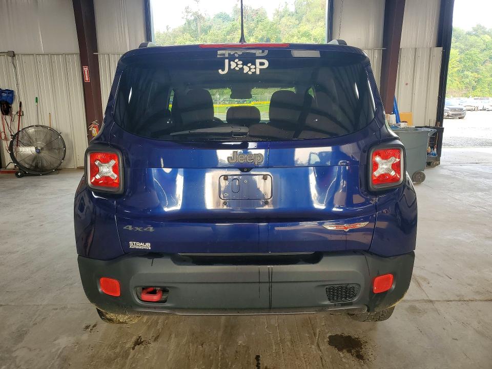2016 Jeep Renegade VIN ZACCJBCTXGPC70773 COPART salvage auction — FRONT END, Pa - Certificate Of Salvage, sold $1,500 on 2026-08-19 (photo 6)
