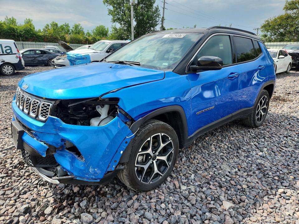 2025 Jeep Compass VIN 3C4NJDCN7ST601414 — COPART salvage auction photo