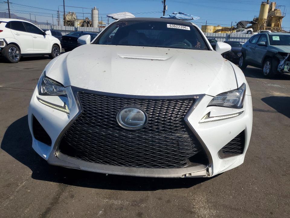 2015 Lexus Rc VIN JTHHP5BC3F5003004 COPART salvage auction — FRONT END, Ca - Salvage Certificate, sold $19,800 on 2026-09-02 (photo 5)