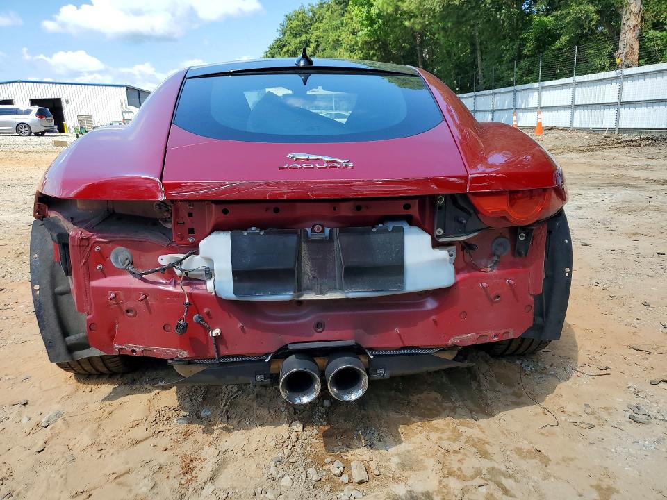 2017 Jaguar F-type VIN SAJWJ6BV2H8K39423 COPART salvage auction — FRONT END, Ga - Cert Of Title-Salvage, sold $9,100 on 2026-08-28 (photo 6)
