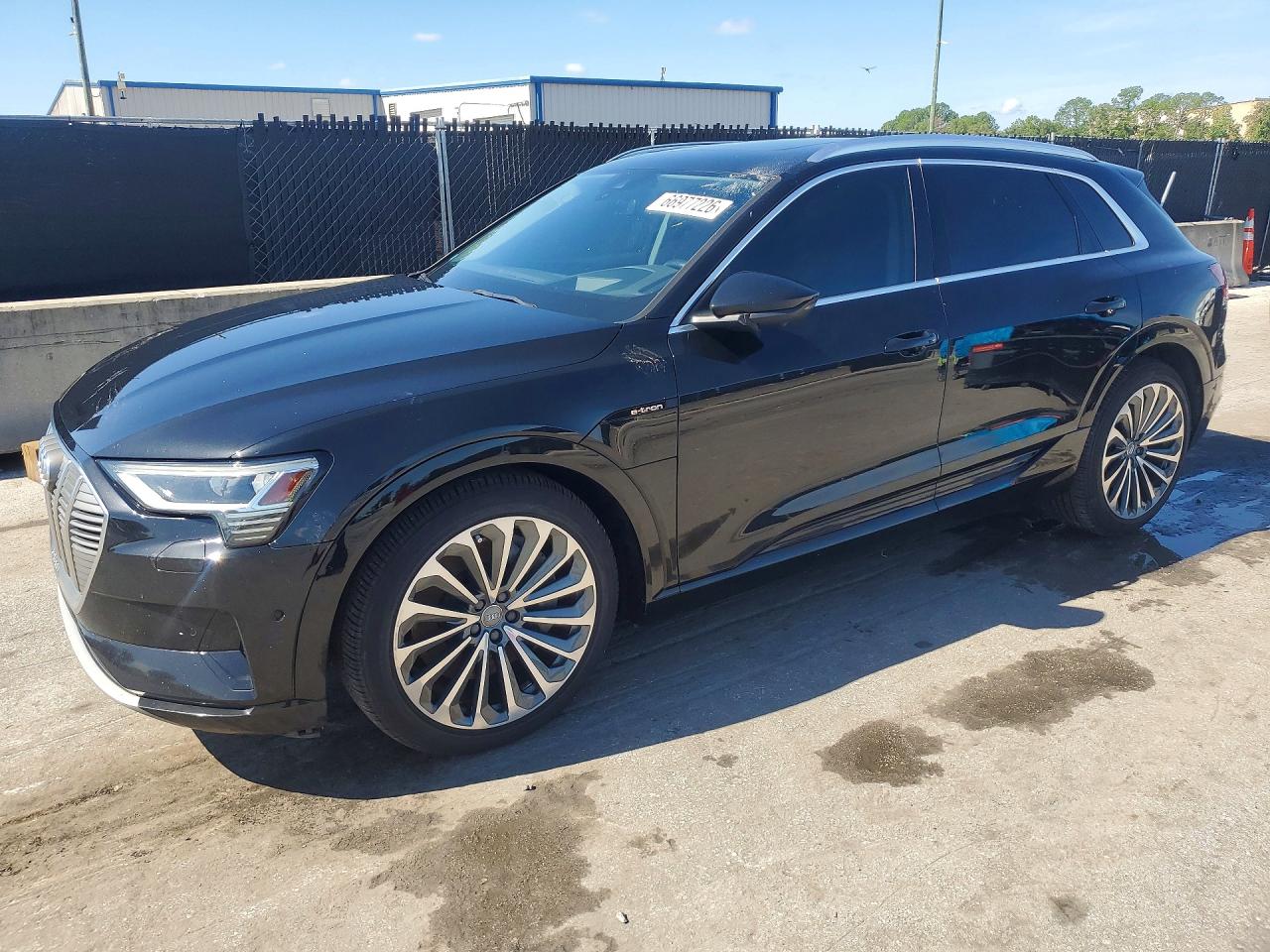 2019 Audi e-tron VIN WA1VAAGE0KB021989 — COPART salvage auction photo