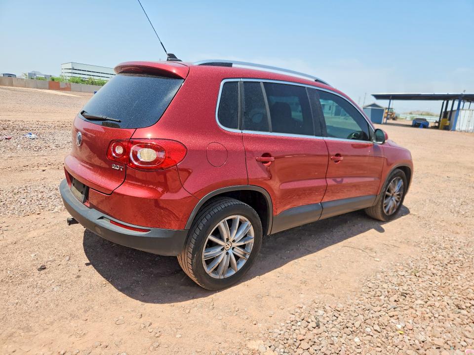 2009 Volkswagen Tiguan VIN WVGAV75N19W526341 COPART salvage auction — MINOR DENT/SCRATCHES, AZ - CERTIFICATE OF TITLE, sold $1,710 on 2026-08-19 (photo 3)