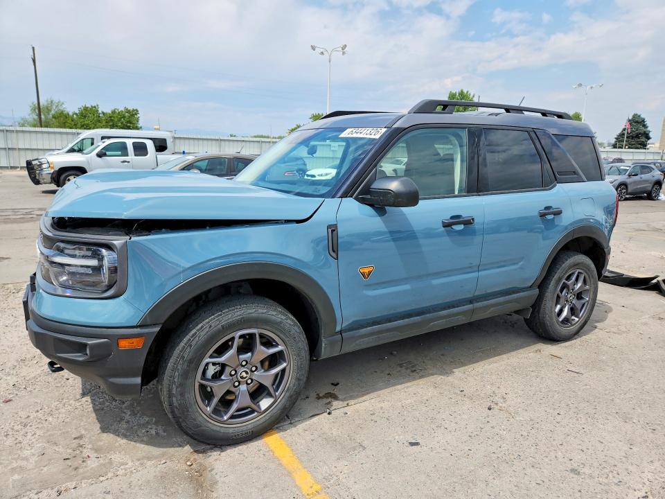 2022 Ford Bronco sport VIN 3FMCR9D9XNRD30120 — COPART salvage auction photo