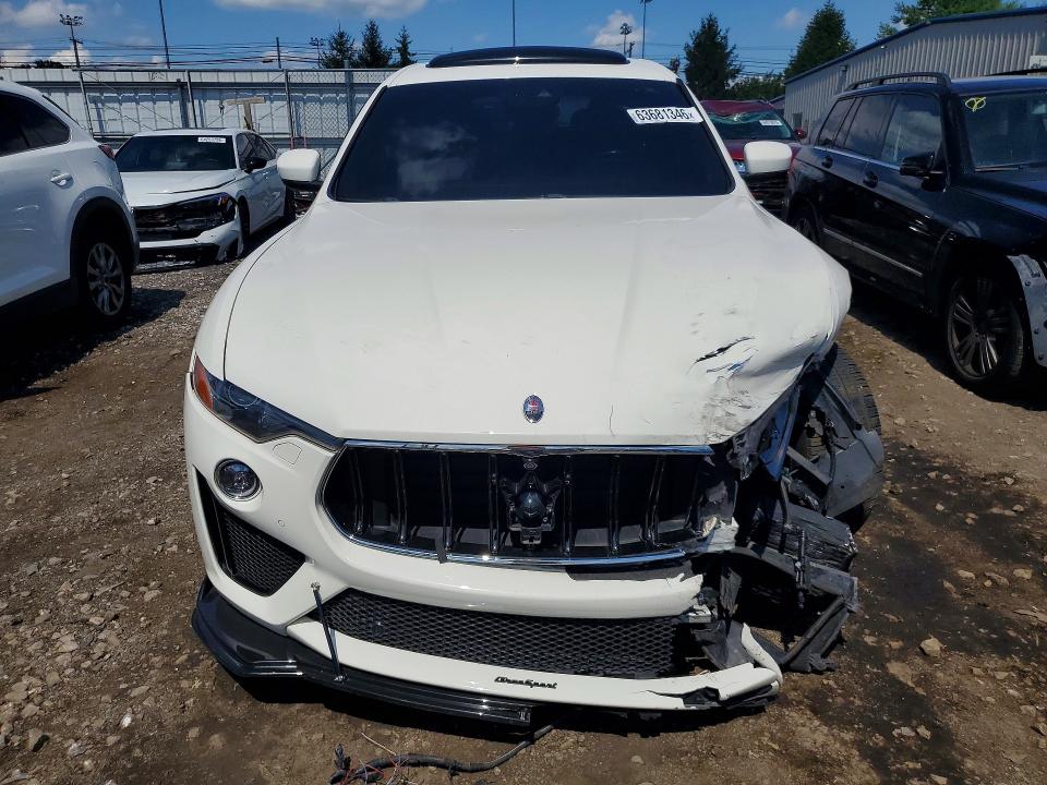 2019 Maserati Levante VIN ZN661ZUA0KX320314 COPART salvage auction — FRONT END, Md - Cert Of Salvage > 75% Damage, sold $6,000 on 2026-08-24 (photo 5)