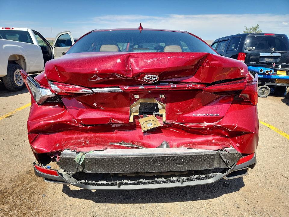 2020 Toyota Avalon VIN 4T1DZ1FB2LU043429 COPART salvage auction — REAR END, Nm - Cert Of Title-Salvage, sold $11,300 on 2026-08-24 (photo 6)