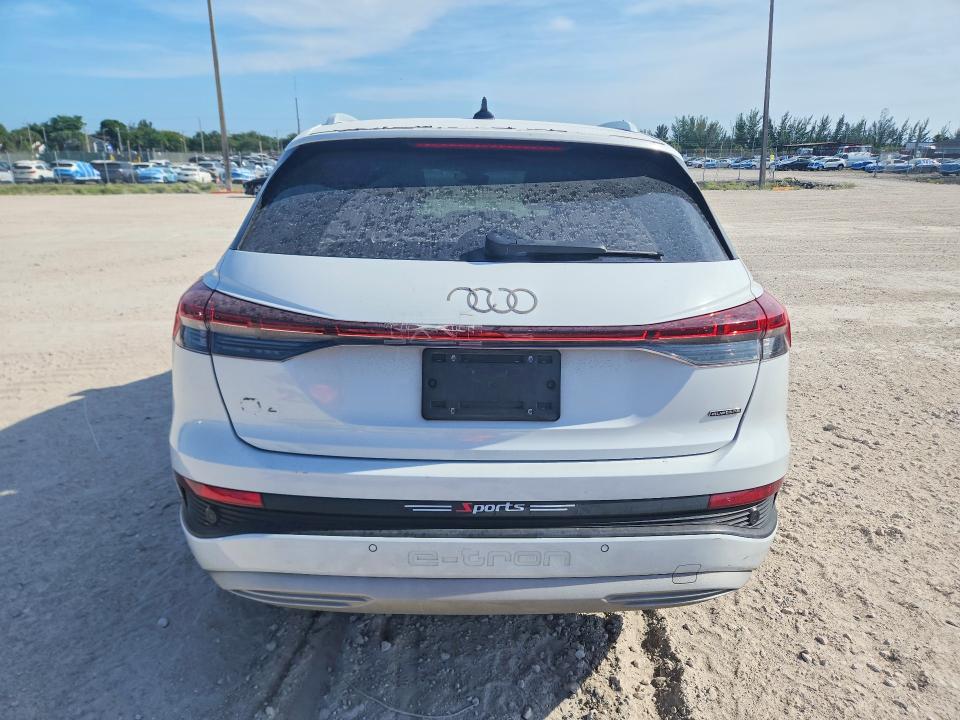 2022 Audi Q4 e-tron VIN WA1H2BFZ9NP013997 COPART salvage auction — FRONT END, Fl - Certificate Of Destruction, sold $10,700 on 2026-09-10 (photo 6)