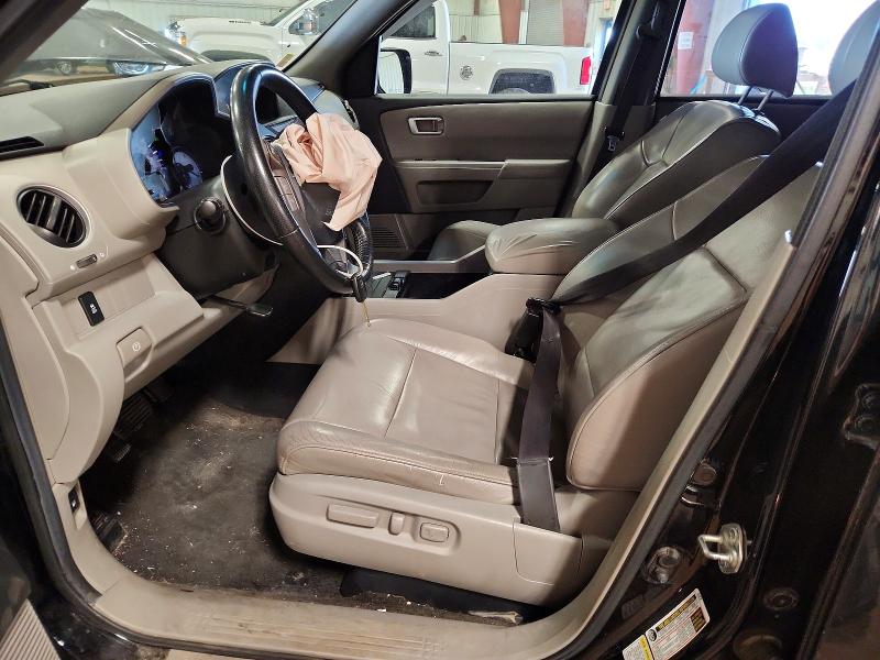2013 Honda Pilot VIN 5FNYF4H51DB011542 COPART salvage auction — FRONT END, Mi - Certificate Of Title, sold $225 on 2026-10-02 (photo 7)