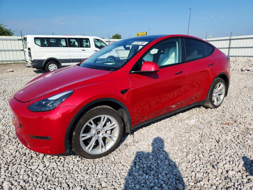 2023 Tesla Model y VIN 7SAYGDEEXPF808199 — COPART salvage auction photo