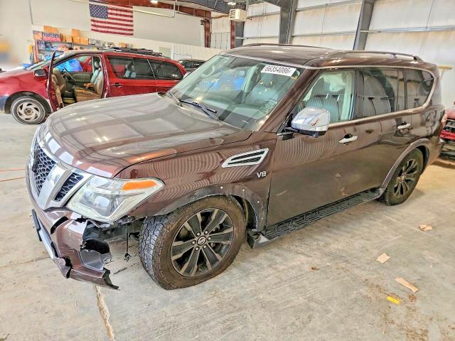 2019 Nissan Armada VIN JN8AY2NC6K9580756 — COPART salvage auction photo