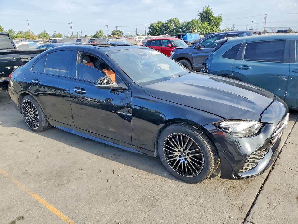 2024 Mercedes-benz C-klasse VIN W1KAF4GB7RR231994 COPART salvage auction — FRONT END, Tx - Dis/Dlr/Exp Only Salvage Title, sold $11,200 on 2026-08-24 (photo 4)