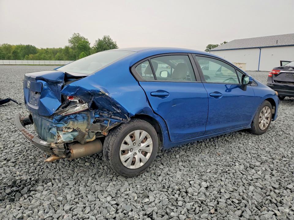 2012 Honda Civic VIN 19XFB2F58CE062924 COPART salvage auction — SIDE, Oh - Cert Of Title-Salvage, sold $575 on 2026-09-08 (photo 3)