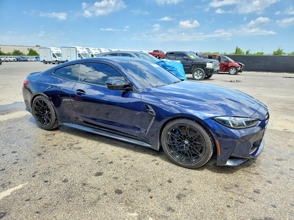 2025 BMW M4 VIN WBS33HK08SCT35579 COPART salvage auction — MINOR DENT/SCRATCHES, Ny - Certificate Of Title (P), sold $78,000 on 2026-09-02 (photo 4)