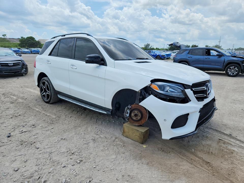 2017 Mercedes-benz Gle VIN 4JGDA5JB0HA815201 COPART salvage auction — FRONT END, Salvage Title, sold $9,000 on 2026-08-25 (photo 4)