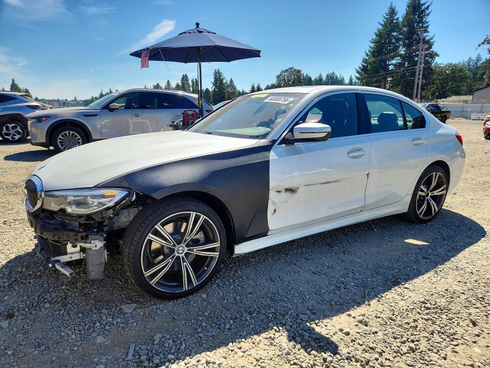 2021 BMW 3er VIN 3MW5R1J04M8B70273 — COPART salvage auction photo