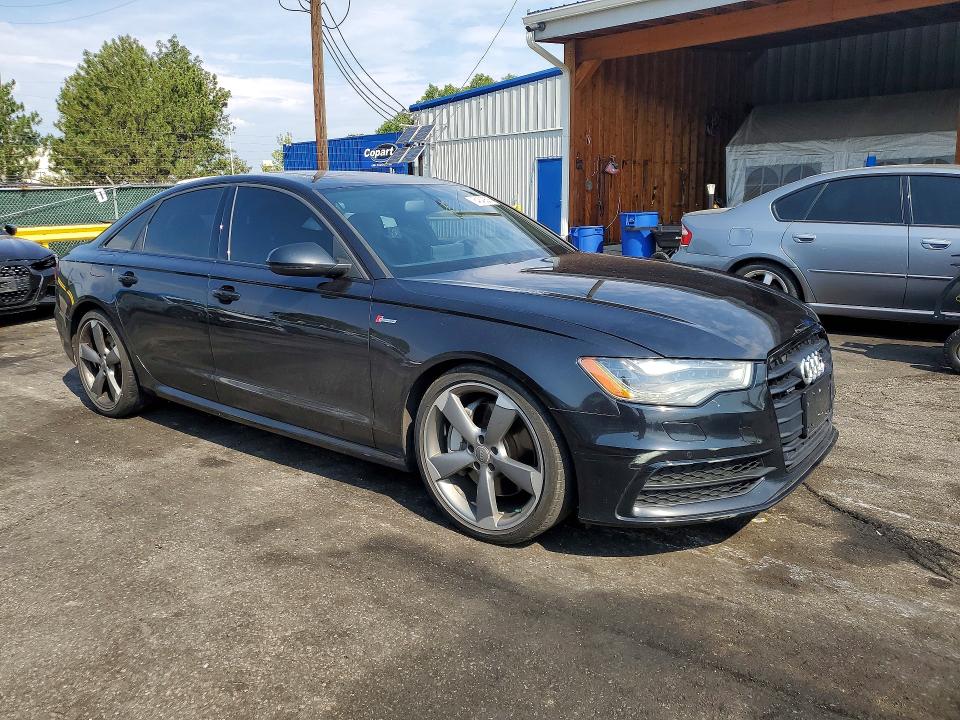 2014 Audi A6 VIN WAUHGAFC5EN079162 COPART salvage auction — FRONT END, Salvage Title, sold $1,350 on 2026-09-08 (photo 4)