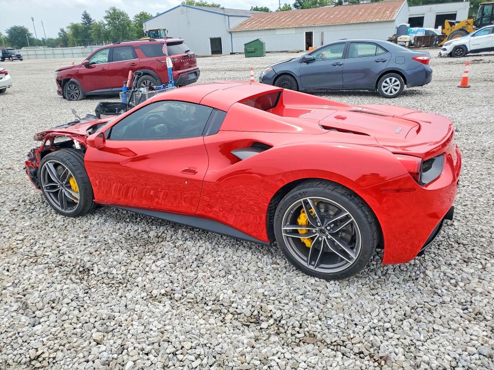 2019 Ferrari VIN ZFF80AMA0K0245476 COPART salvage auction — FRONT END, Oh - Cert Of Title-Salvage, sold $164,000 on 2026-09-01 (photo 2)