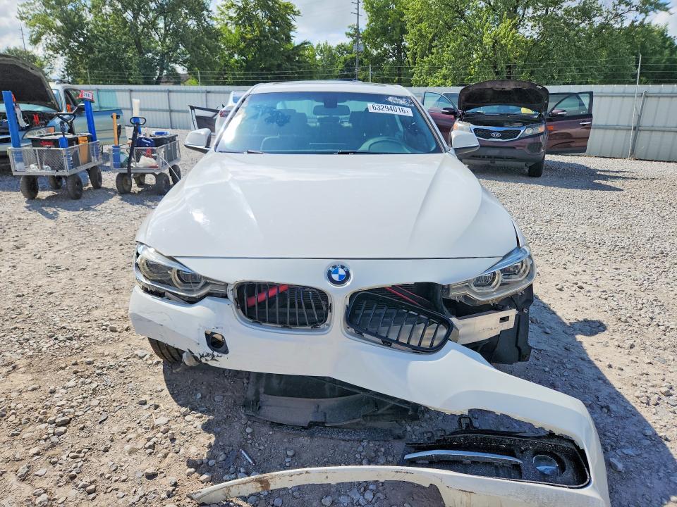 2016 BMW 3er VIN WBA8E3G59GNT77881 COPART salvage auction — FRONT END, Oh - Certificate Of Title, sold $3,450 on 2026-08-14 (photo 5)