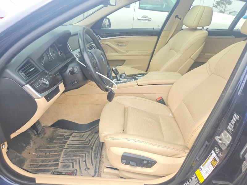 2014 BMW 5er VIN WBA5B3C5XED293167 COPART salvage auction — FRONT END, Mi - Certificate Of Title, sold $3,650 on 2026-08-18 (photo 7)