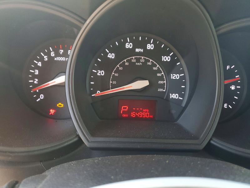 2012 Kia Rio VIN KNADN5A32C6011069 COPART salvage auction — FRONT END, Ma - Cert Of Title-Reconstrctd Coll, sold $375 on 2026-09-09 (photo 9)