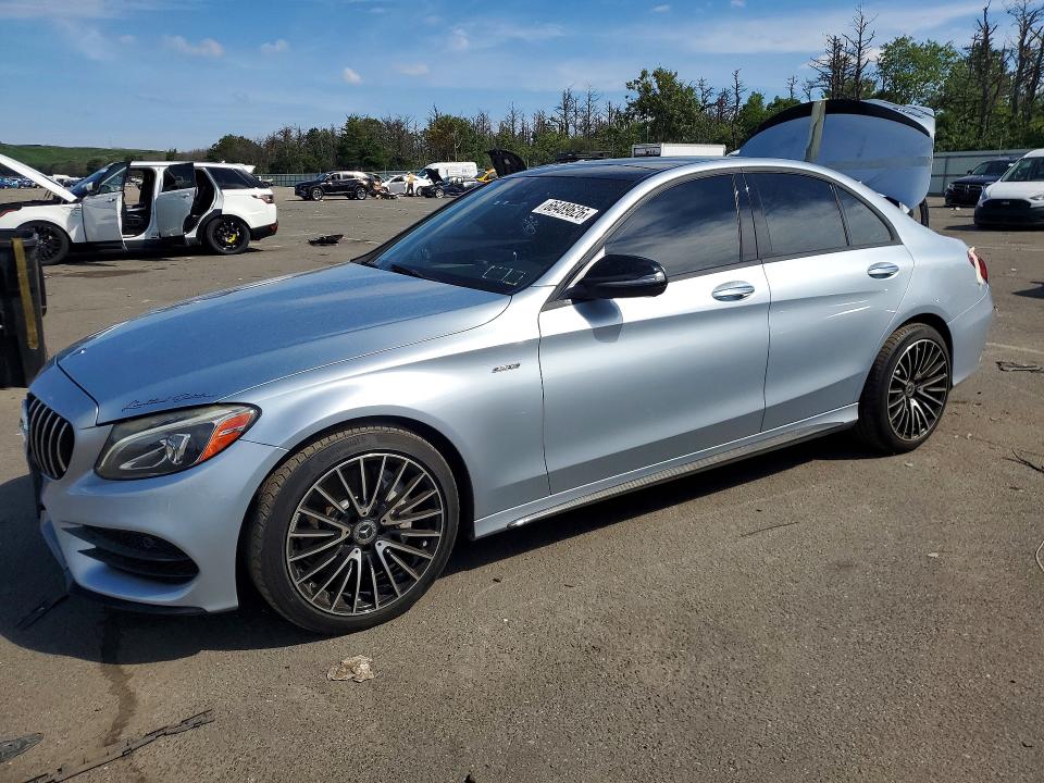 2016 Mercedes-benz C-klasse VIN 55SWF4KB0GU115478 — COPART salvage auction photo