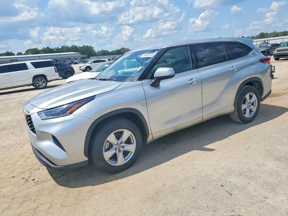 2021 Toyota Highlander VIN 5TDCZRAH8MS070389 — COPART salvage auction photo