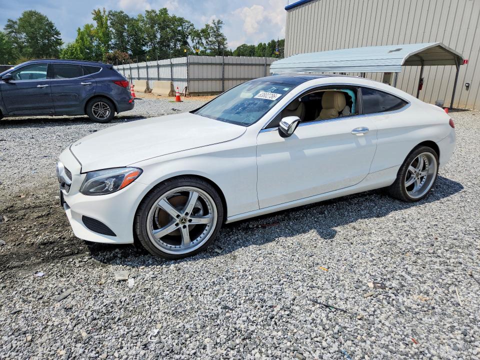 2017 Mercedes-benz C-klasse VIN WDDWJ4JB4HF502703 COPART salvage auction — FRONT END, Ga - Certificate Of Title (P), sold $9,600 on 2026-08-19 (photo 1)