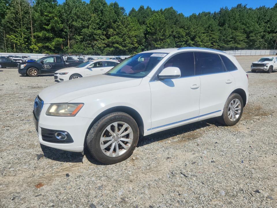 2013 Audi Q5 VIN WA1CFAFP6DA018938 COPART salvage auction — FRONT END, Ga - Certificate Of Title, sold $2,400 on 2026-09-02 (photo 1)