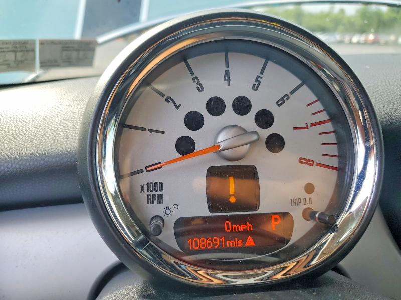 2012 Mini Cooper VIN WMWSU3C51CT255682 COPART salvage auction — WATER/FLOOD, Pa - Certificate Of Salvage, sold $100 on 2026-09-02 (photo 9)