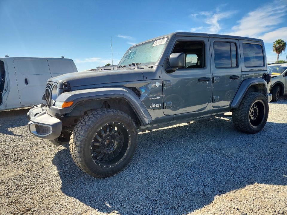 2018 Jeep Wrangler / VIN 1C4HJXEG7JW271795 COPART salvage auction — VANDALISM, CA - CERTIFICATE OF TITLE, sold $7,200 on 2026-09-18 (photo 1)